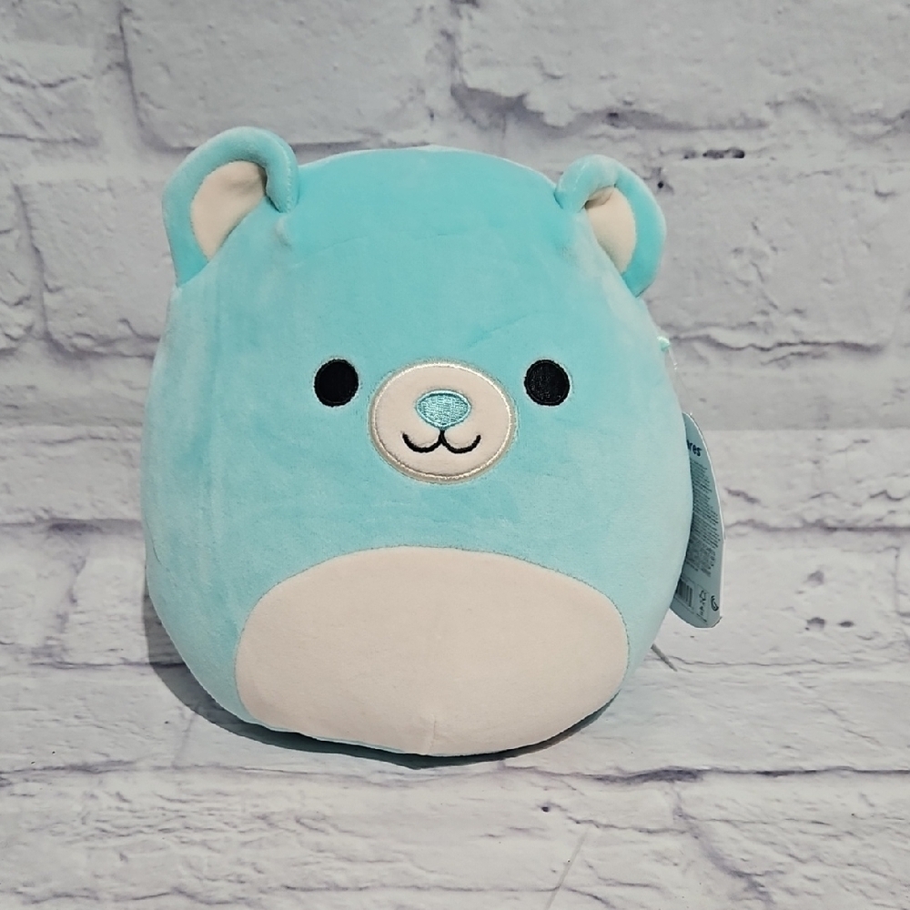 Squishmallows Belinda Aqua and Cream Bear Plush